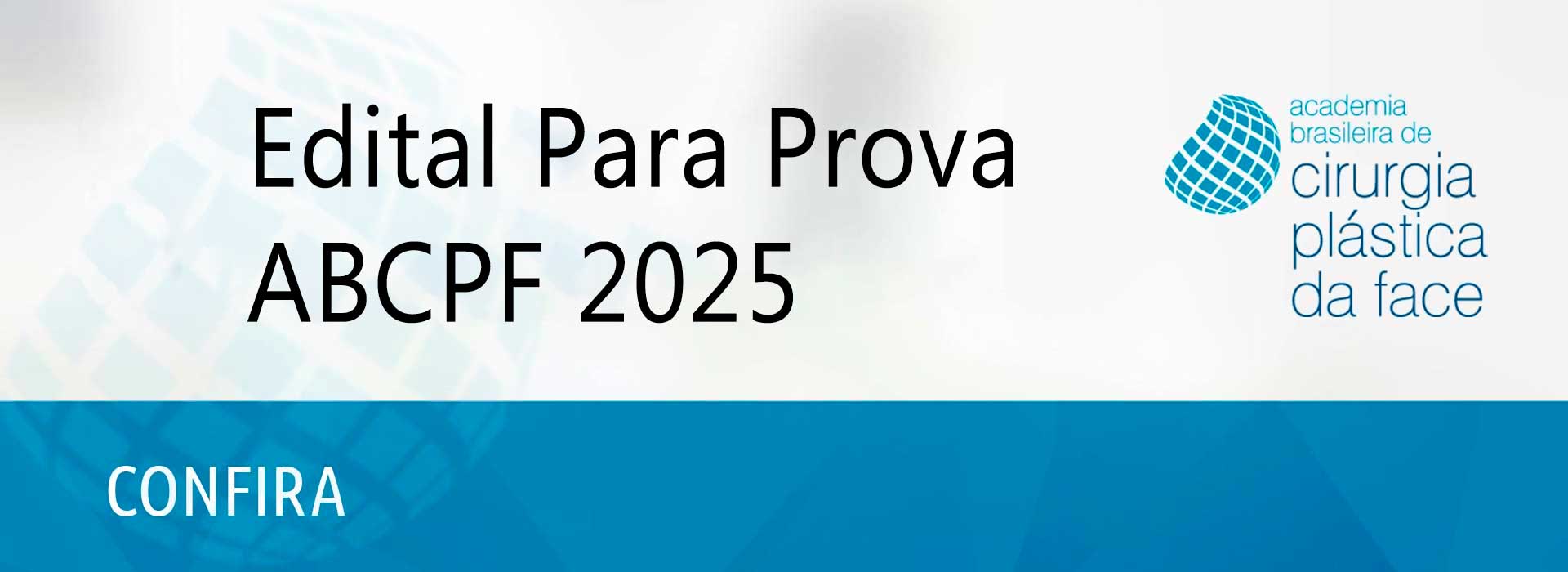 Edital Para Prova  ABCPF 2025